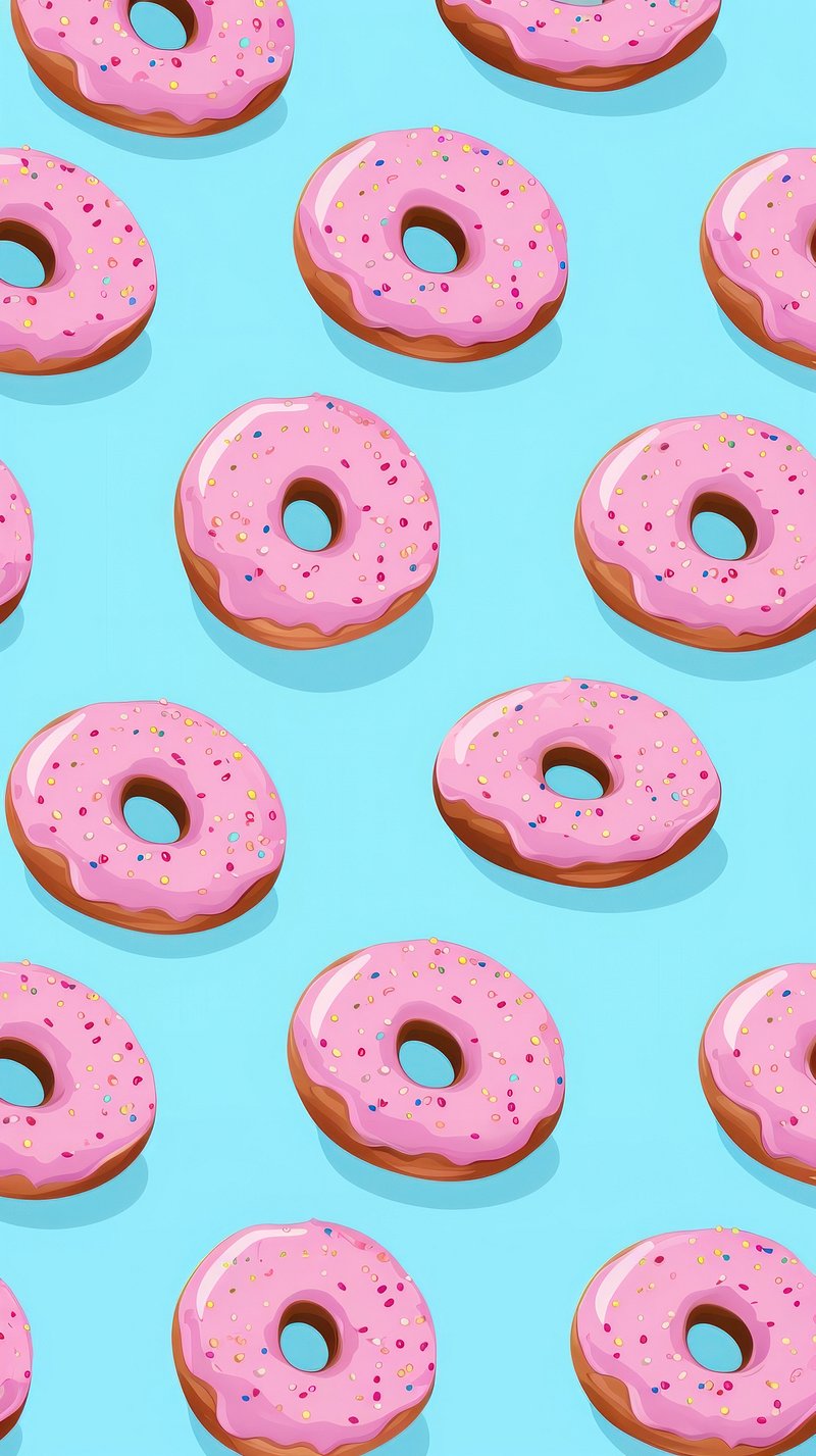 Donut Background Image. Free Photo