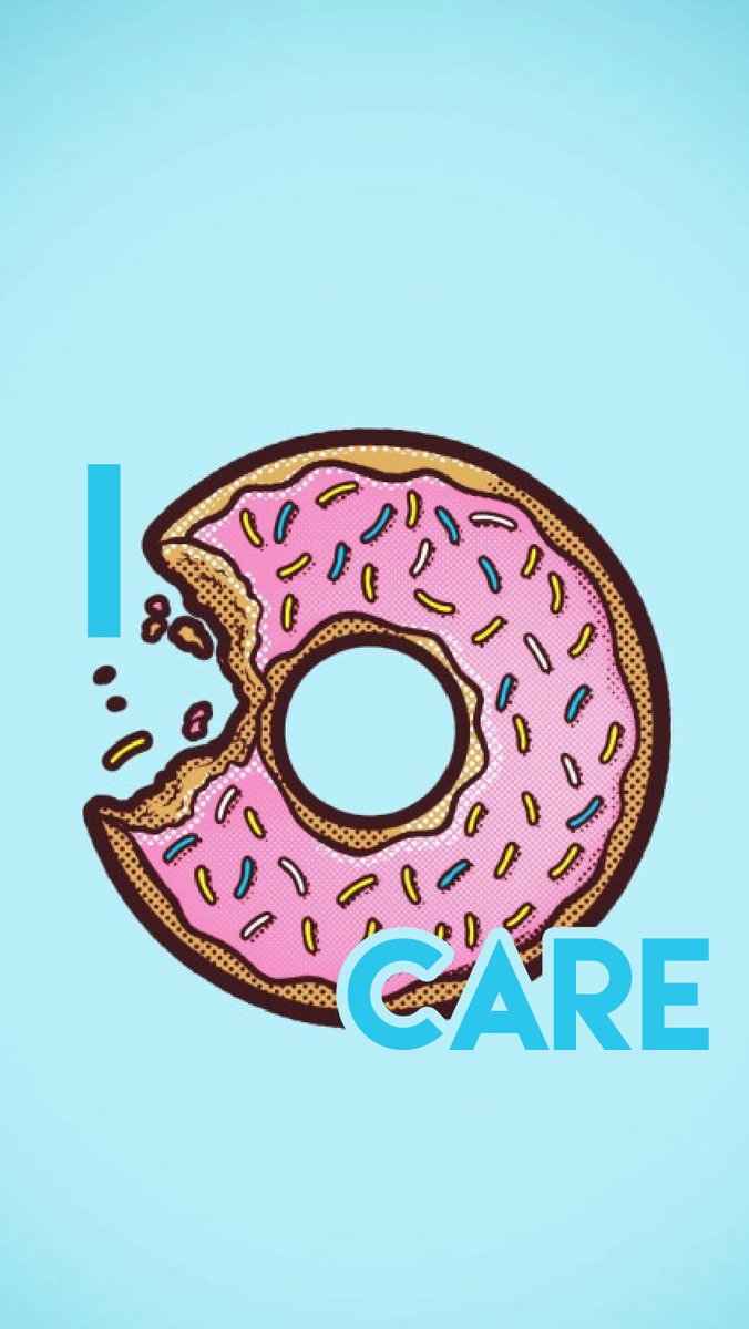 I Donut Care Wallpaper
