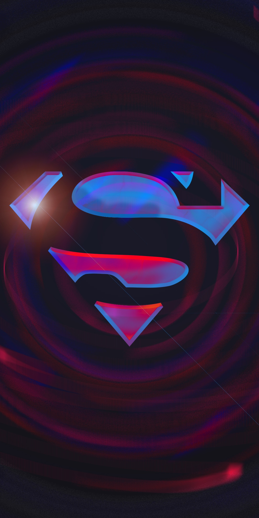 Superman Wallpaper 4K, Dark background