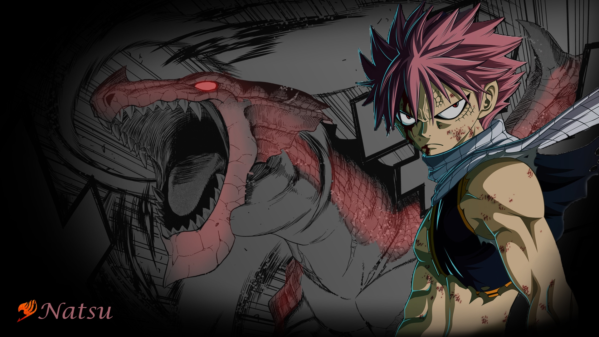 Phone wallpaper: Anime, Natsu Dragneel, Dragon, Fairy Tail, Igneel (Fairy Tail) 585872