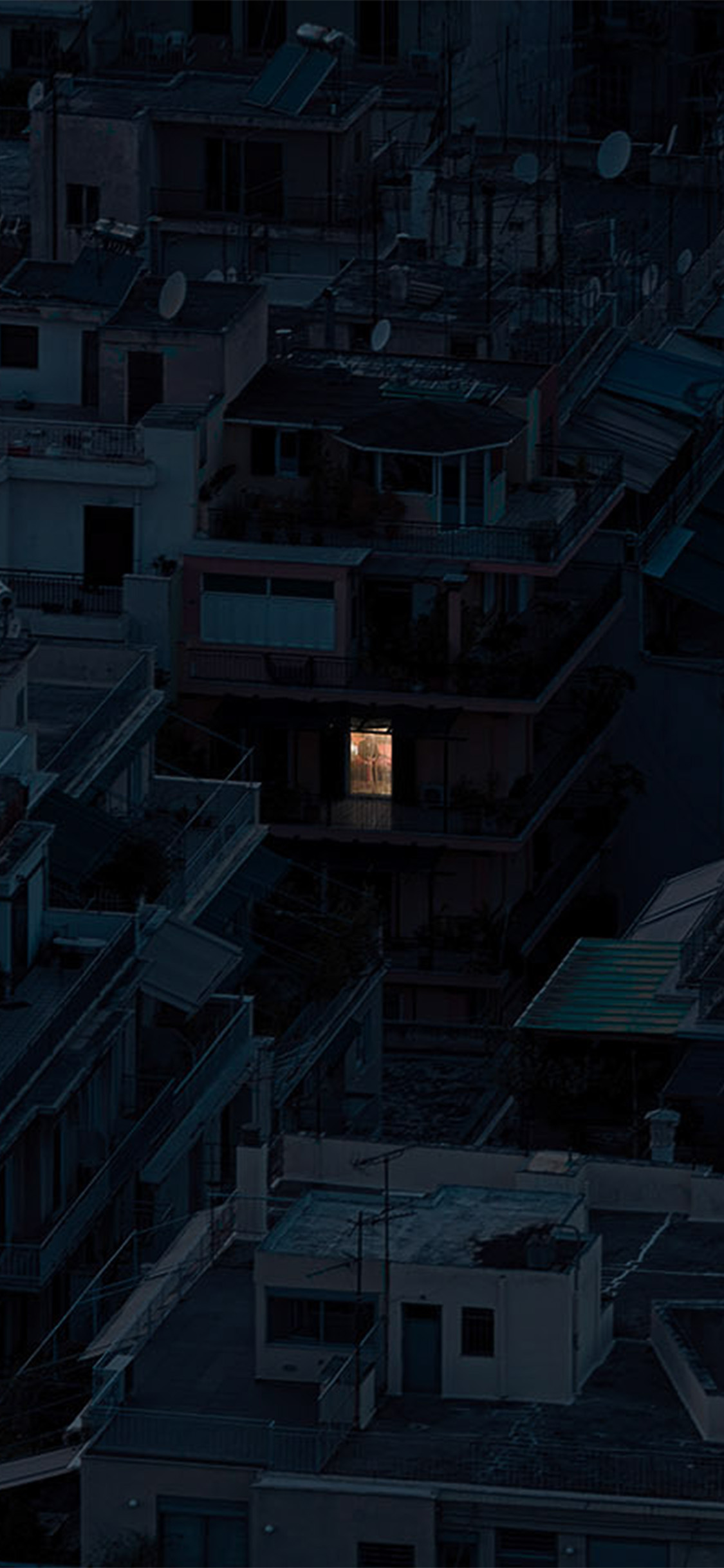 Minimal Dark Architecture Art