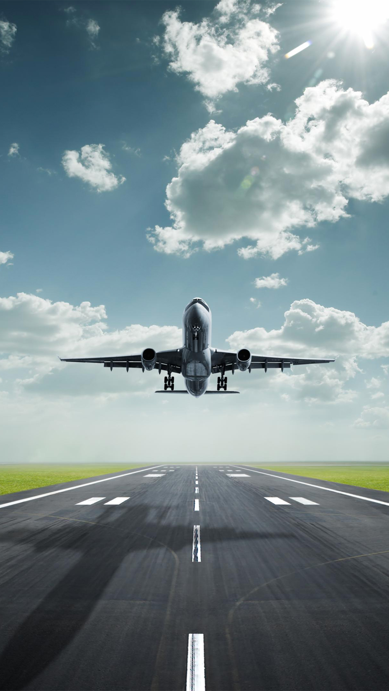 Wallpaper HD iPhone Plane airport Free