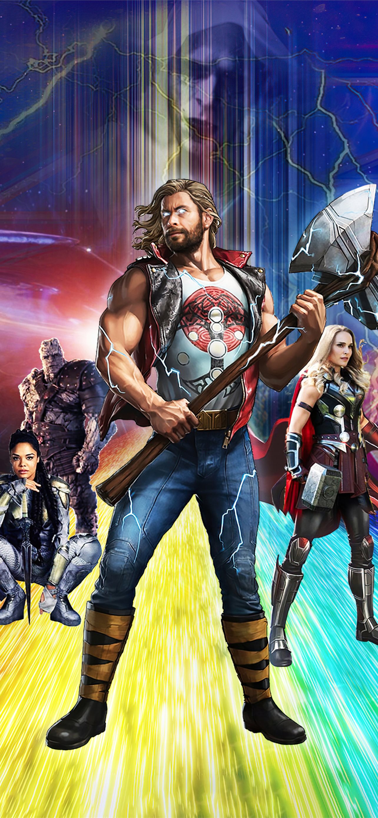 thor love and thunder fan made poster