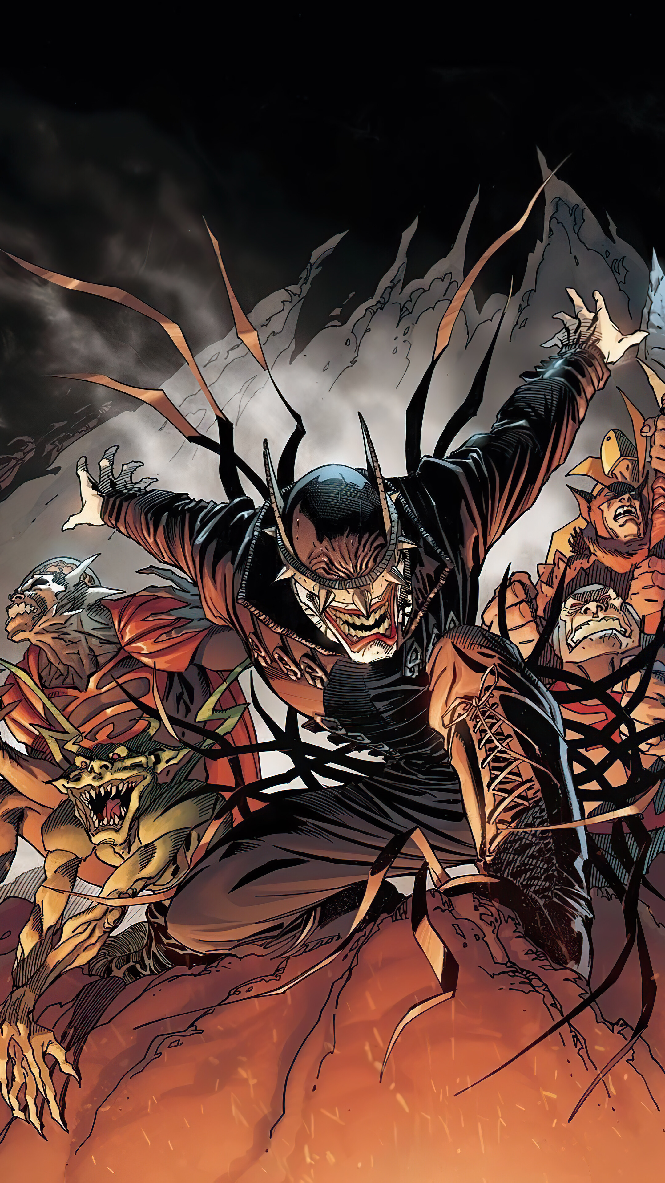 The Batman Who Laughs DC Comics Art 4K