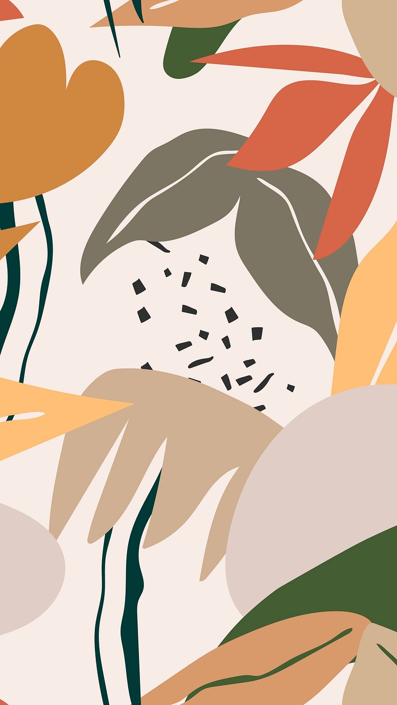 Abstract iPhone wallpaper, tropical