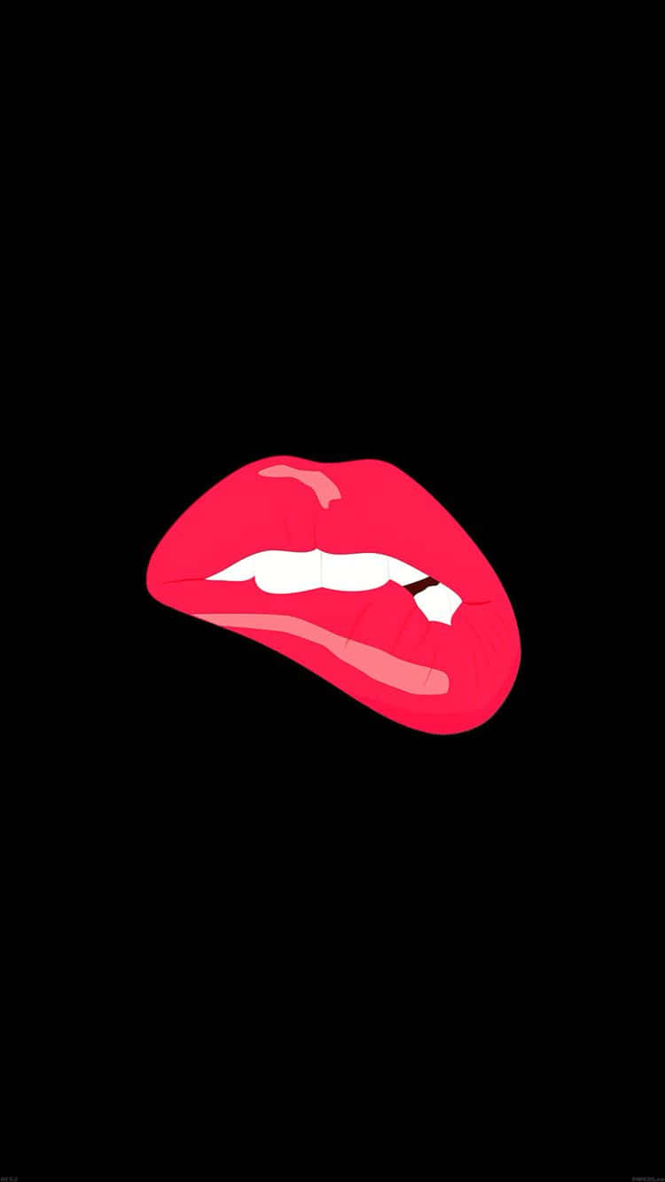 Naughty Lips HD Phone Wallpaper