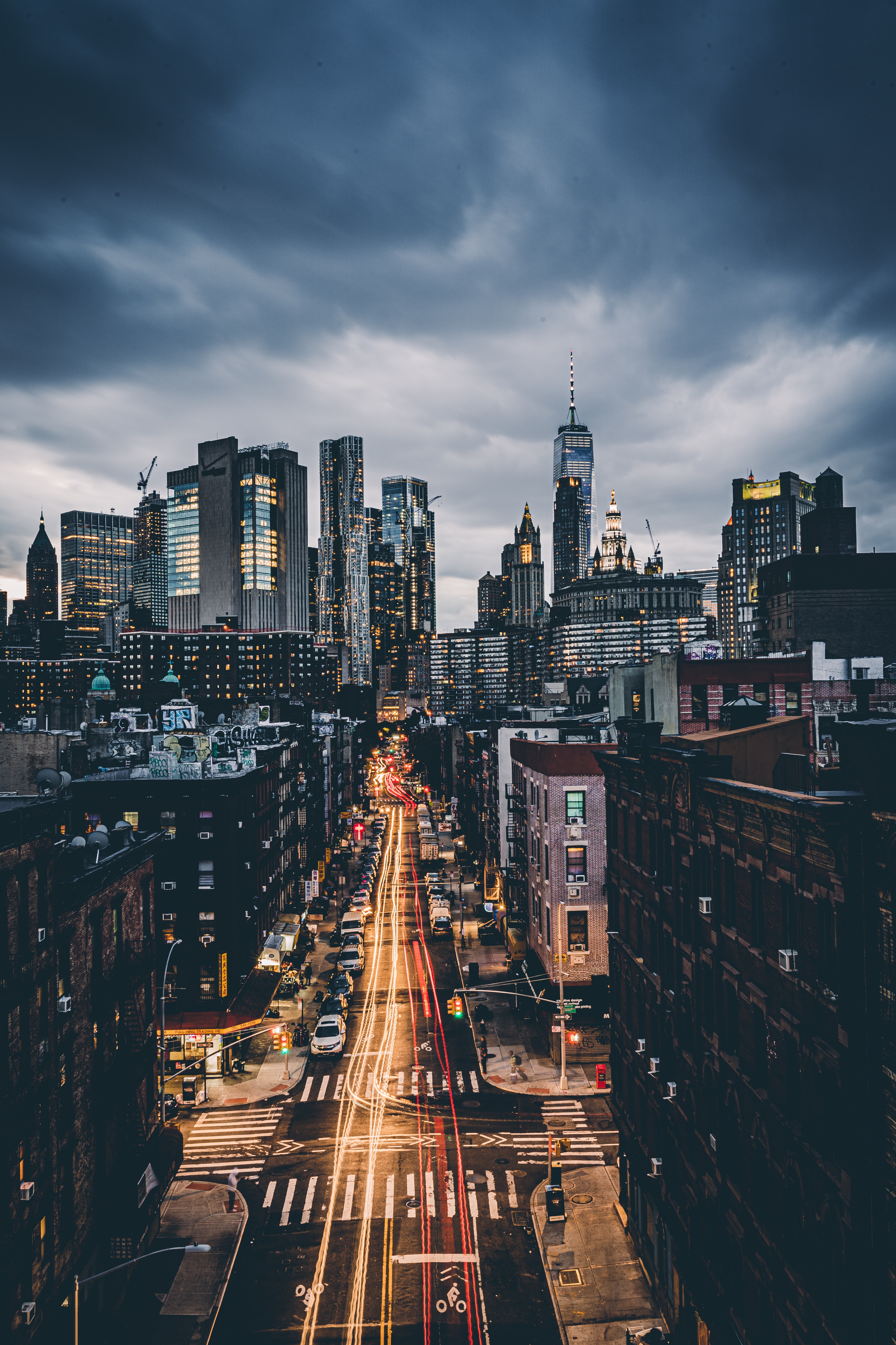 Wallpaper New York, City, Cloud