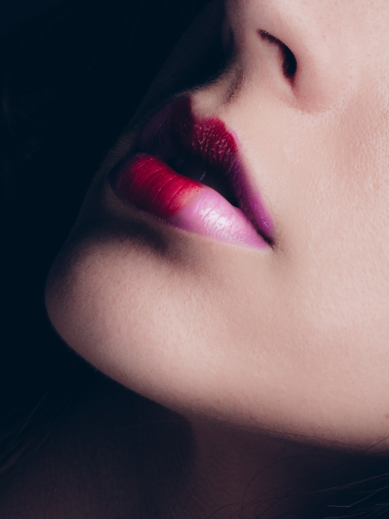 Girl Lips Ultra HD Desktop Background