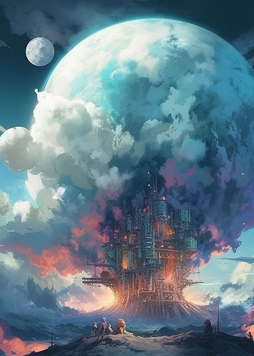 fantasy earth' Poster, picture, metal