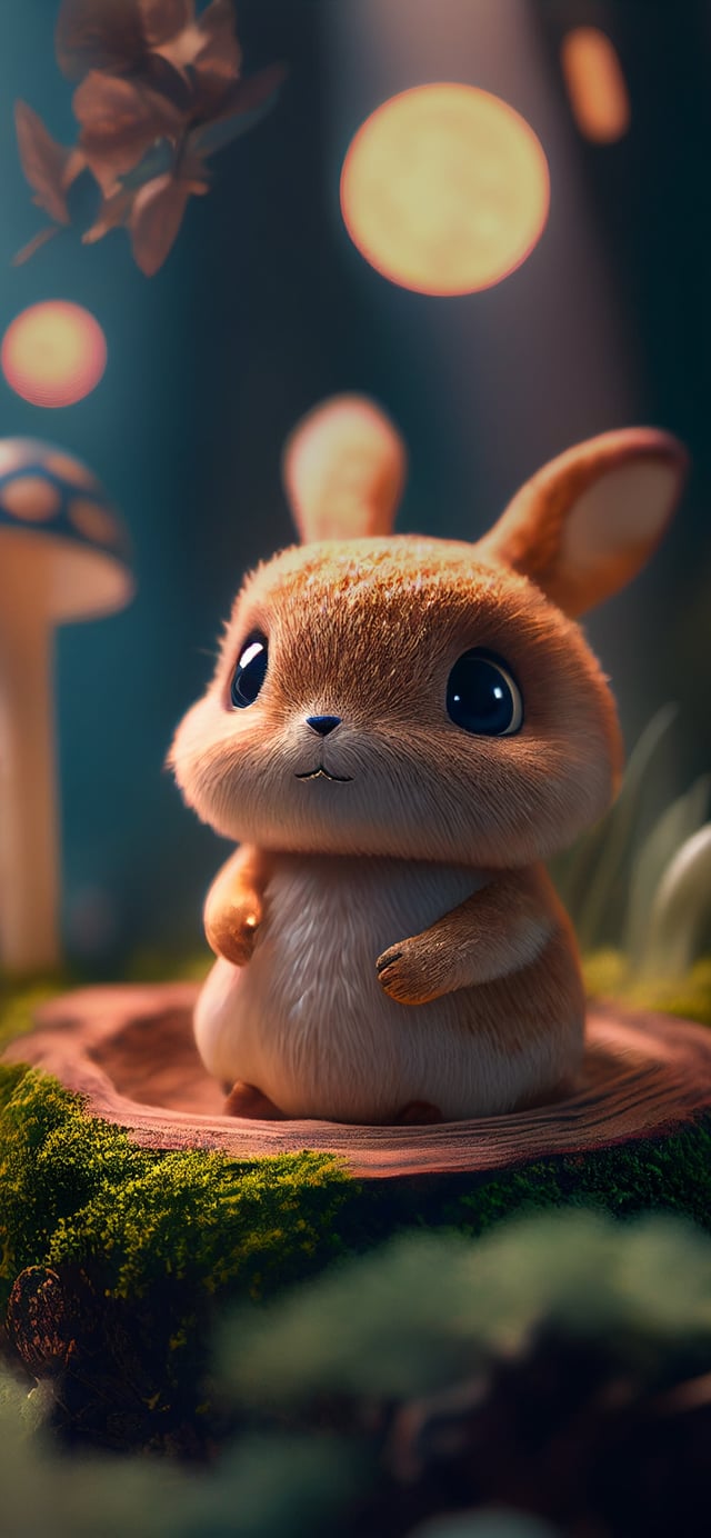 Chibi Style Animals Wallpaper