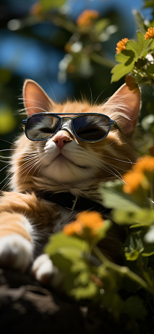 Cute Cat iOS 16 Depth Effect Wallpaper