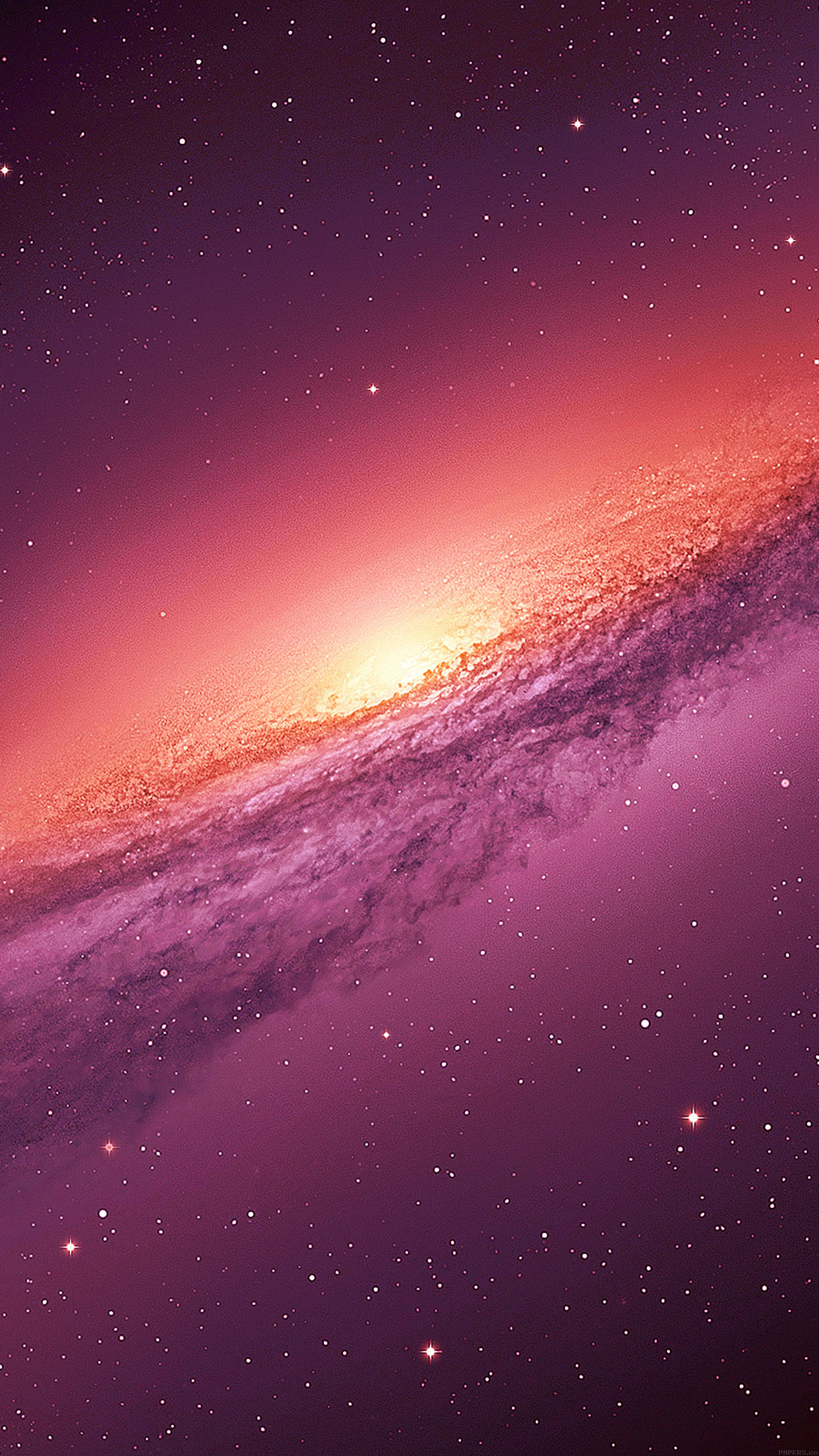 Purple Galaxy Space Nature