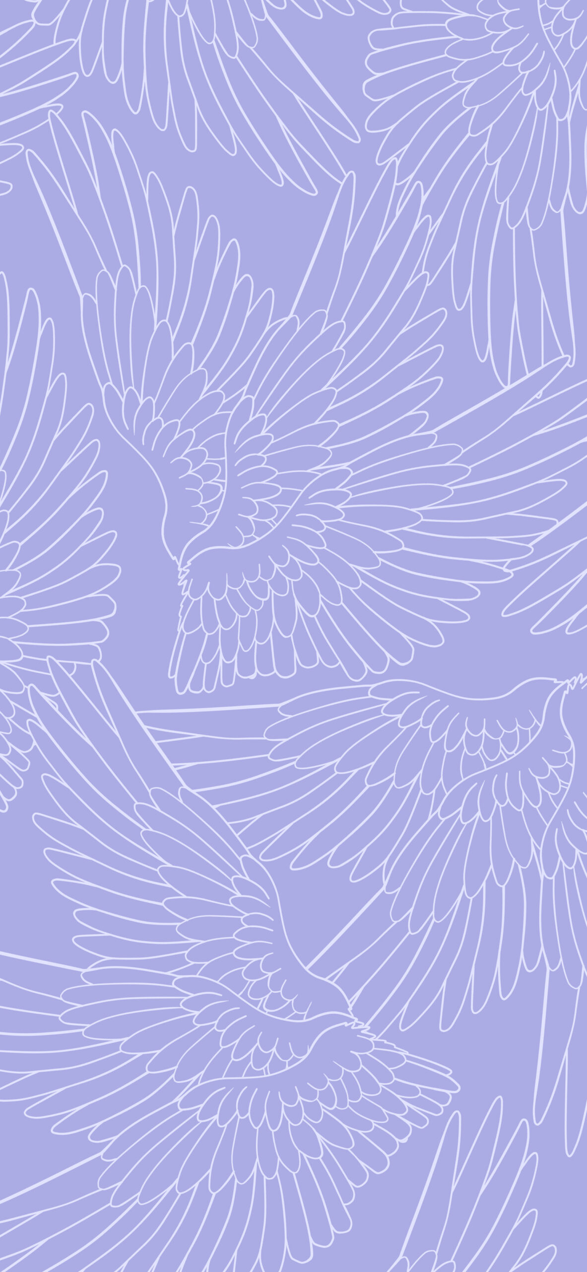 Angel Wings Purple Wallpaper