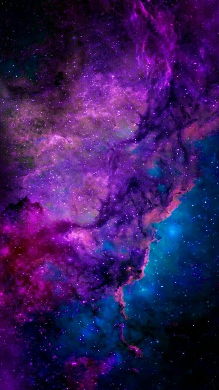 Purple galaxy wallpaper