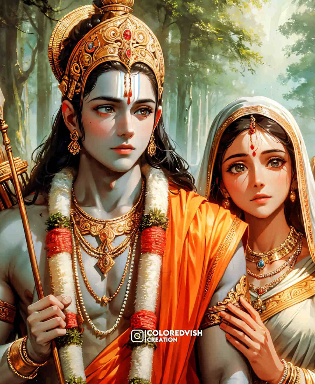 lord Ram and sita mata image