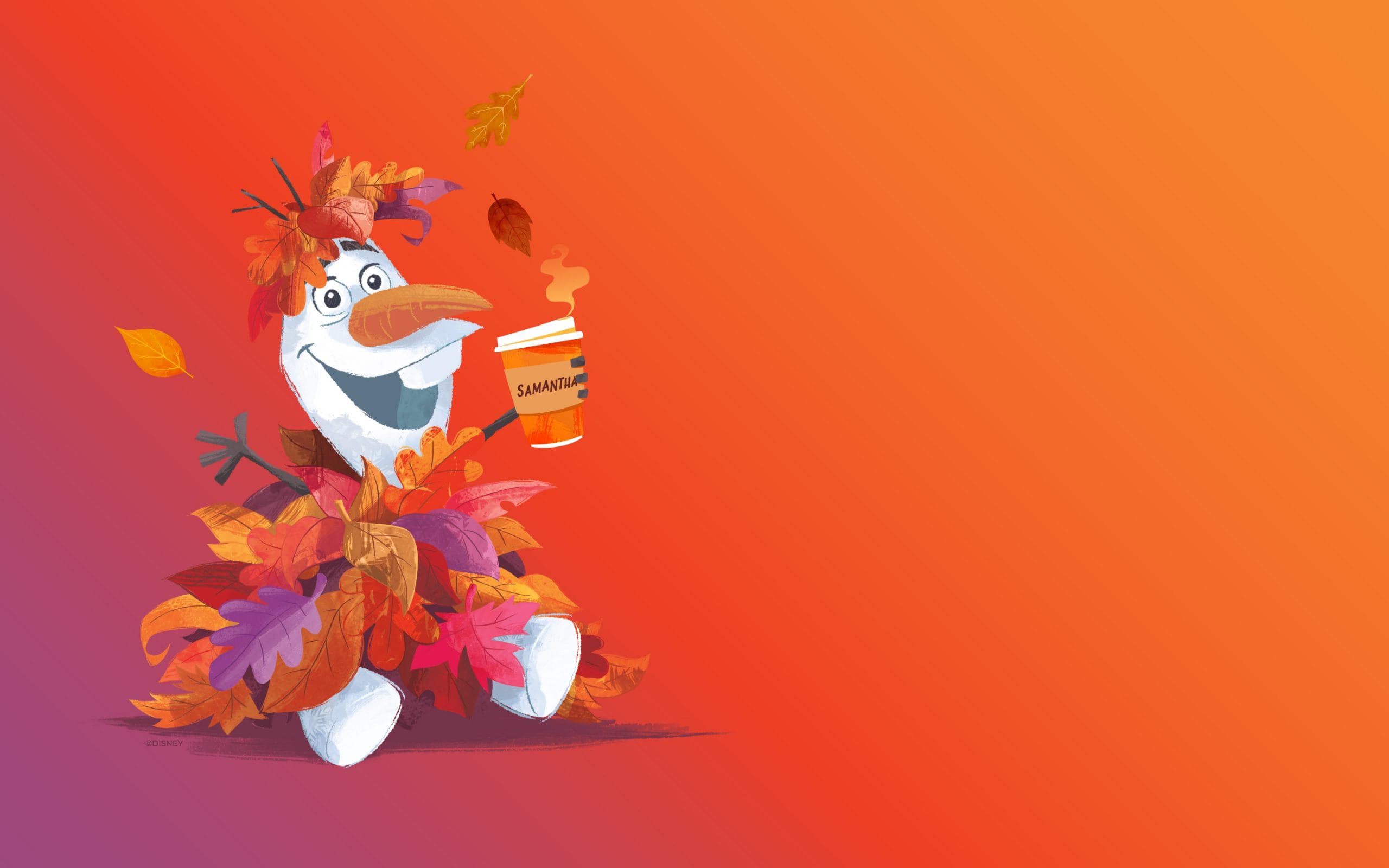 Disney Fall Wallpaper Featuring