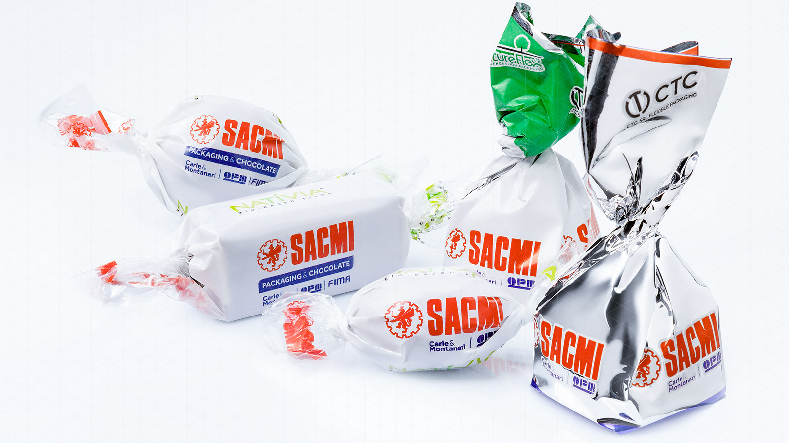 Wrapping machines for chocolate