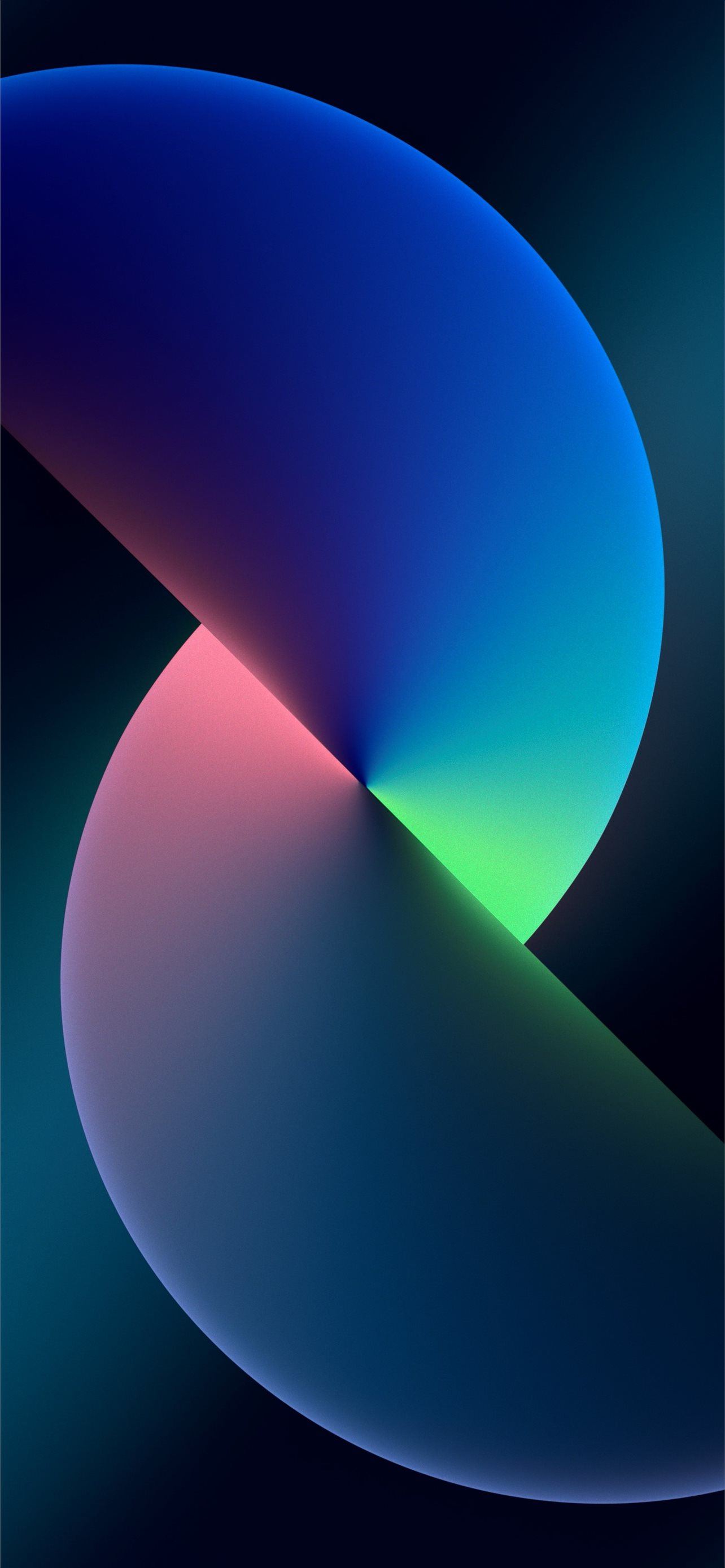 iPhone 13 Blue Dark iPhone Wallpaper