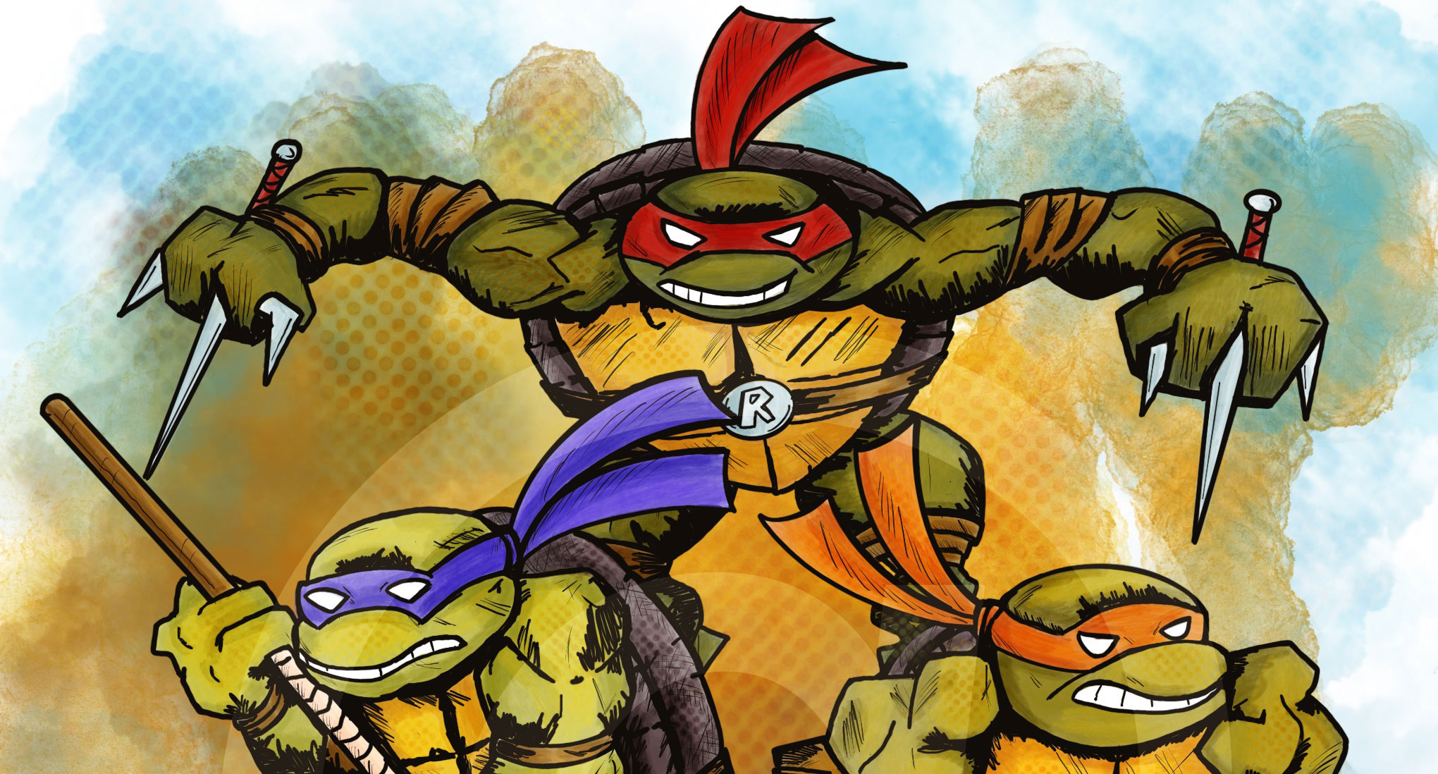 TMNT Tribute Art World Studios