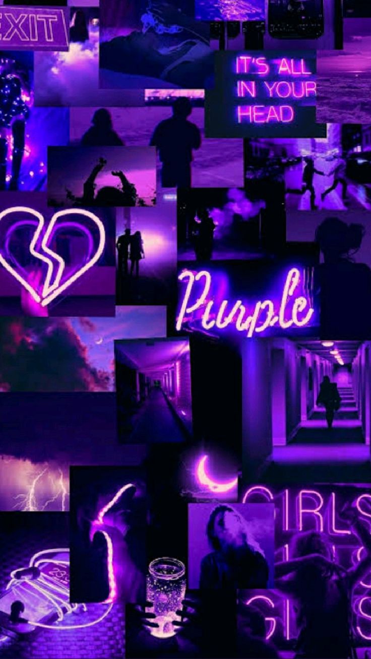 aesthetic purple wallpaper for girls