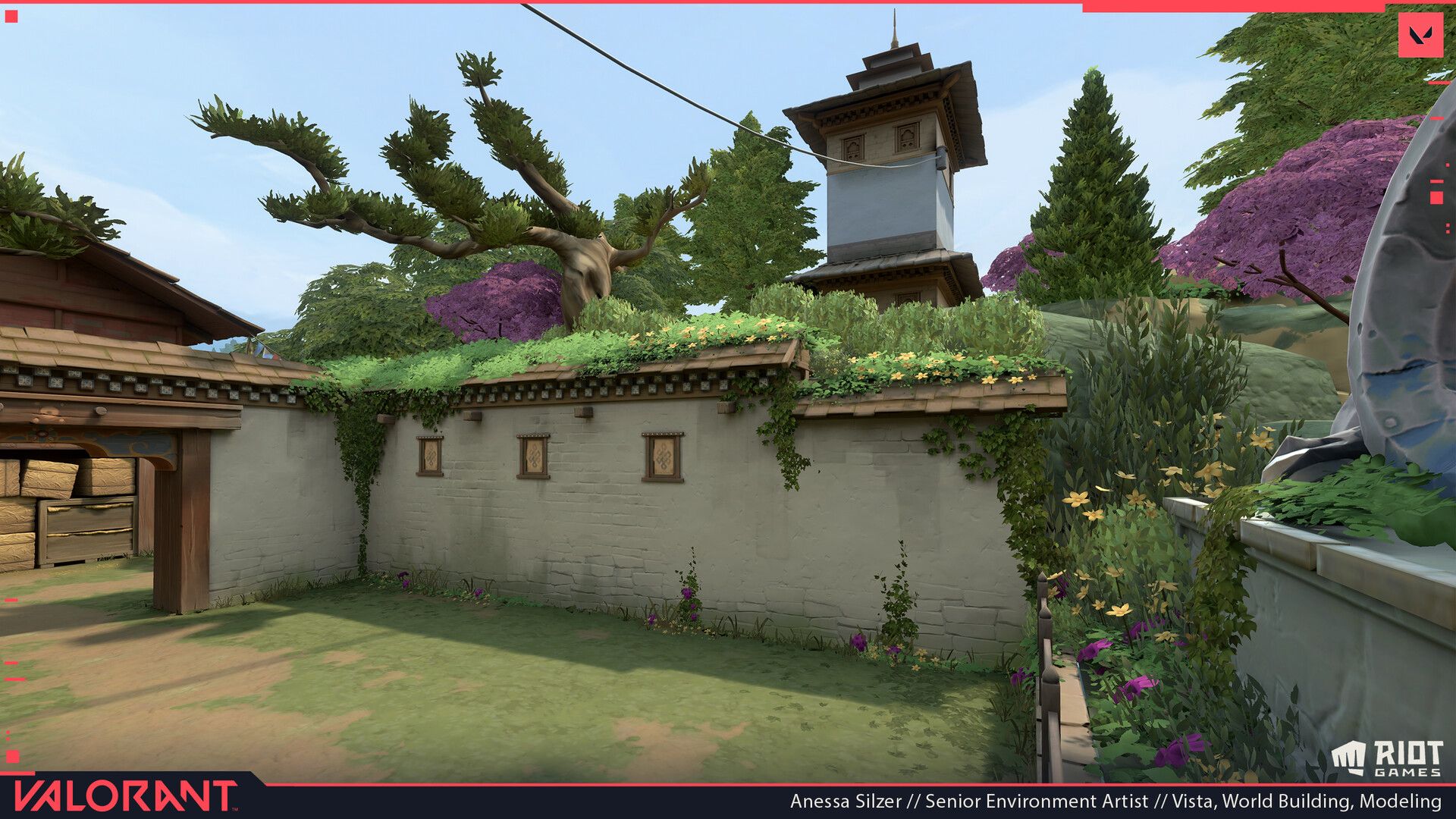 VALORANT Haven Map Art, Anessa Silzer