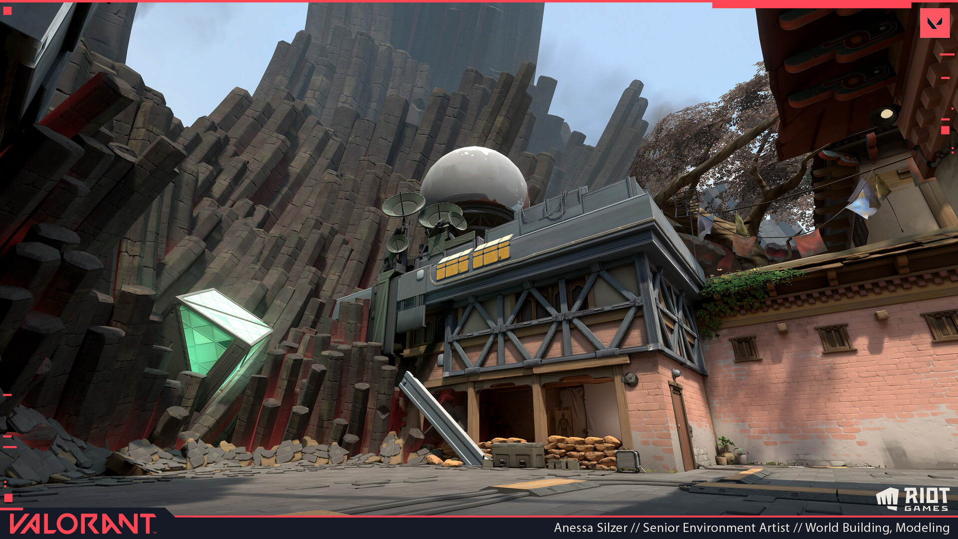 VALORANT Haven Map Art