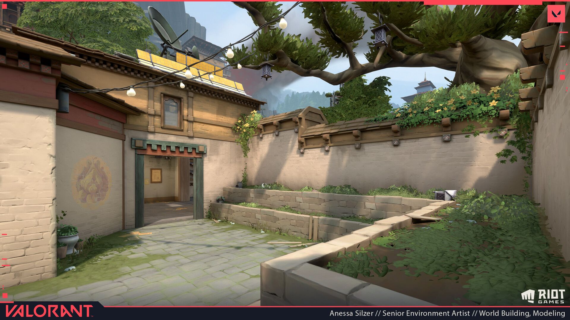 VALORANT Haven Map Art, Anessa Silzer