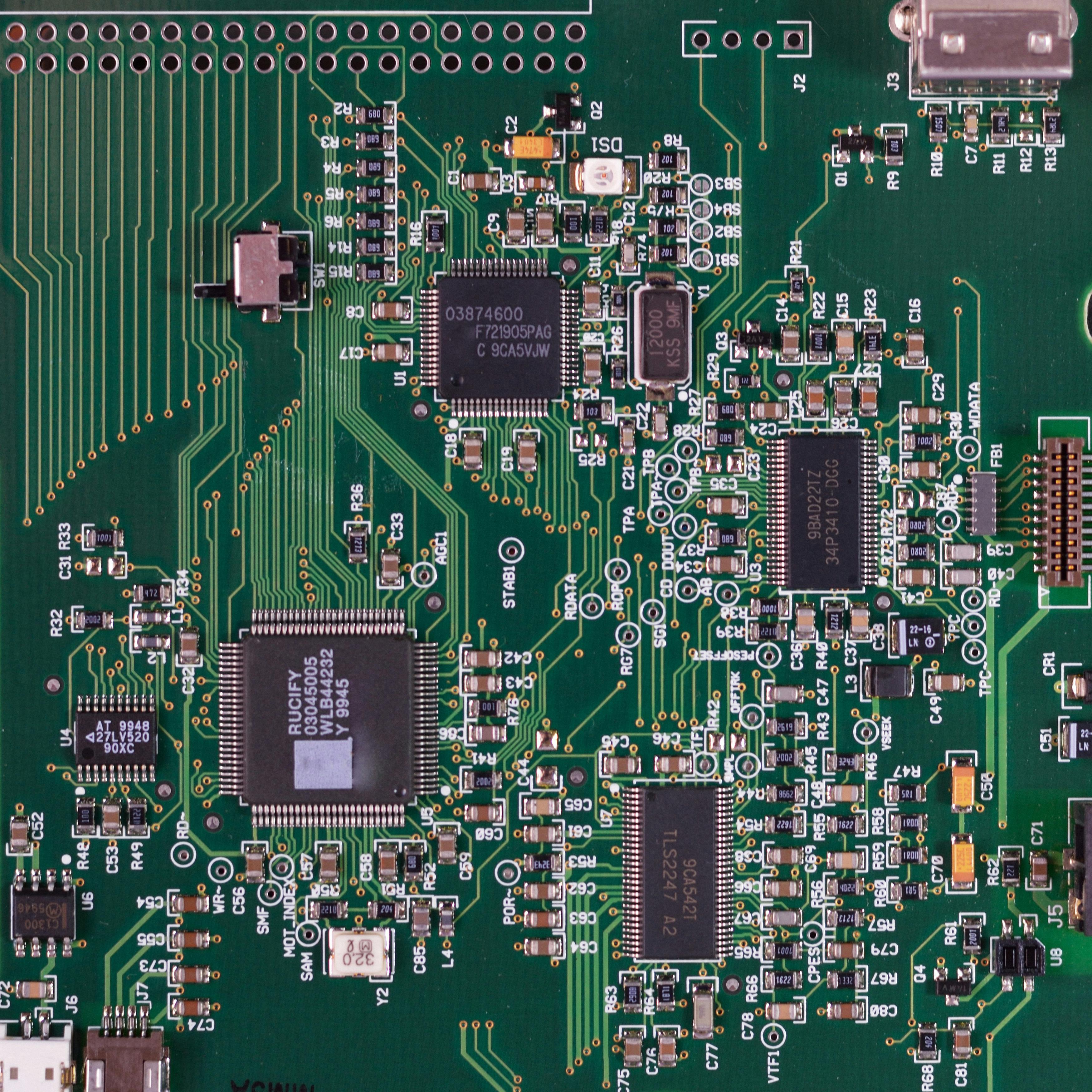 Green Circuit Board · Free