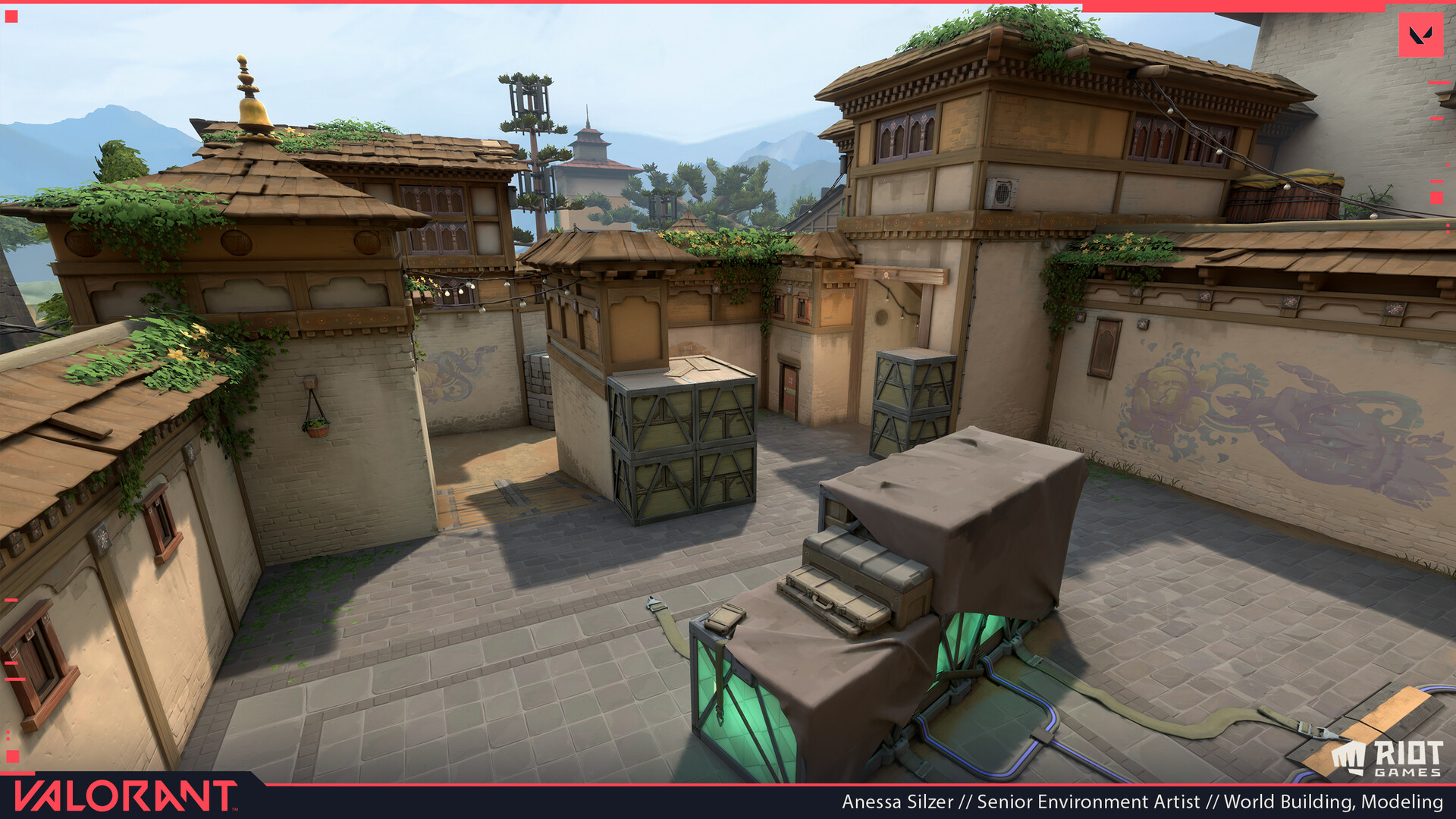 VALORANT Haven Map Art