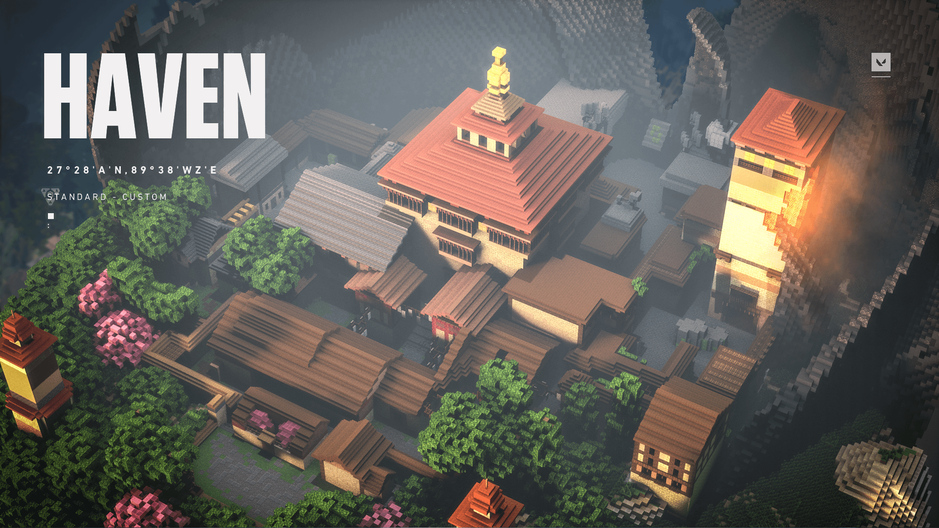 I recreated Haven in Minecraft