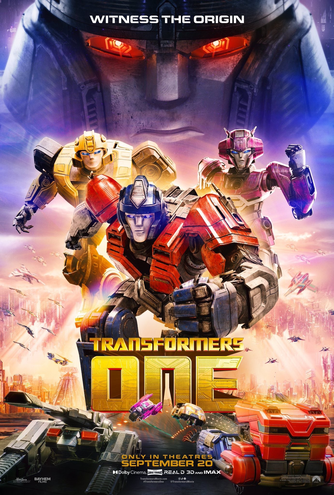 Upcoming Transformers One Film