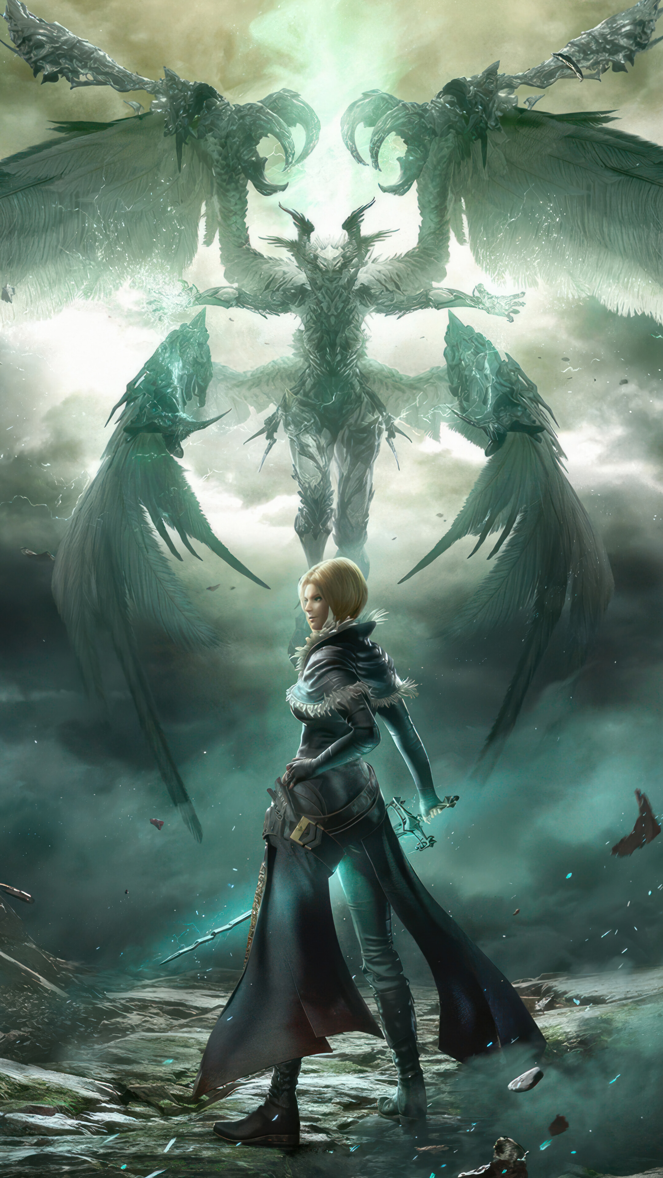 Final Fantasy 16 4K Wallpaper iPhone HD
