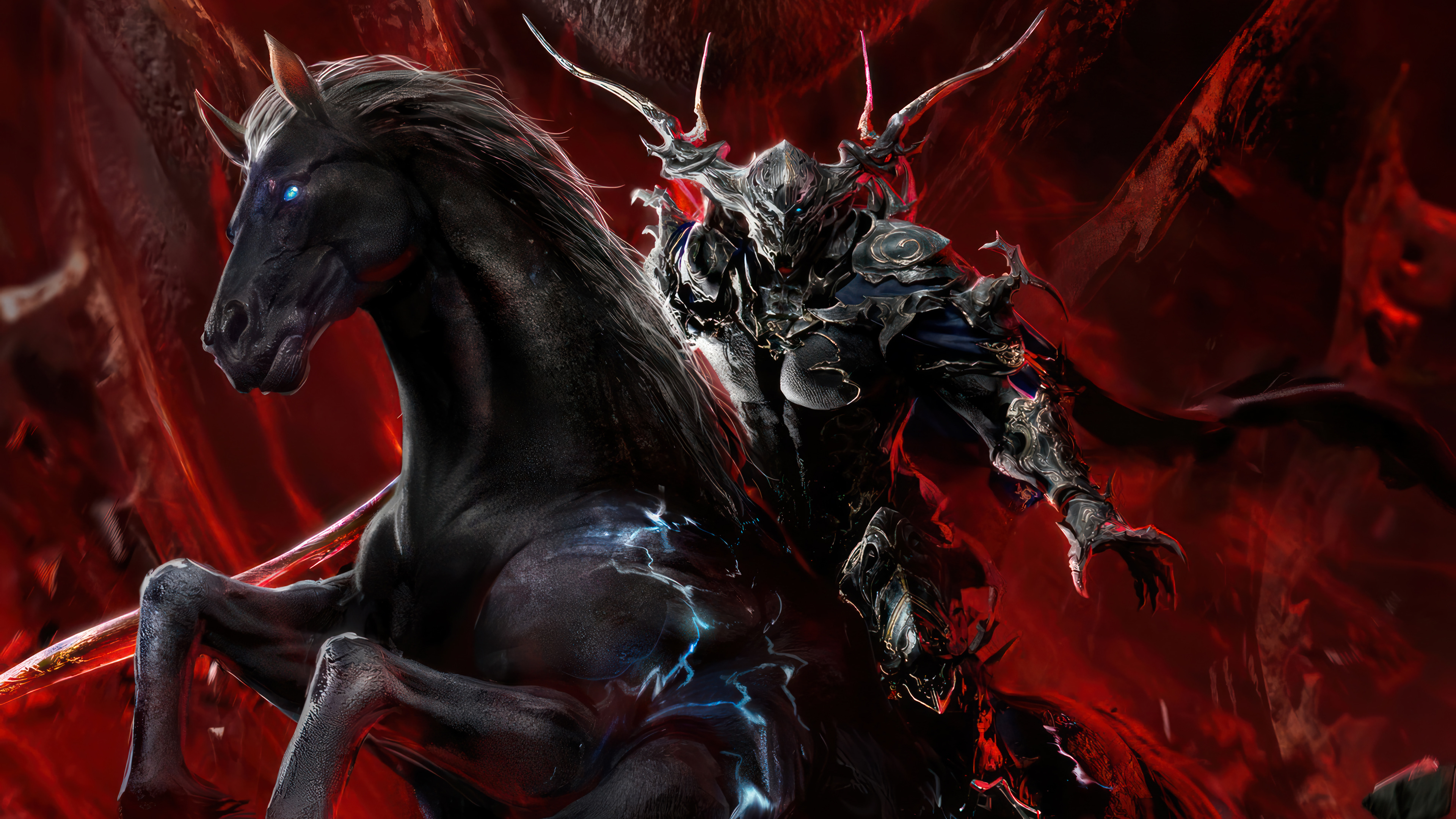 Final Fantasy 16 Odin Wallpaper 4K HD