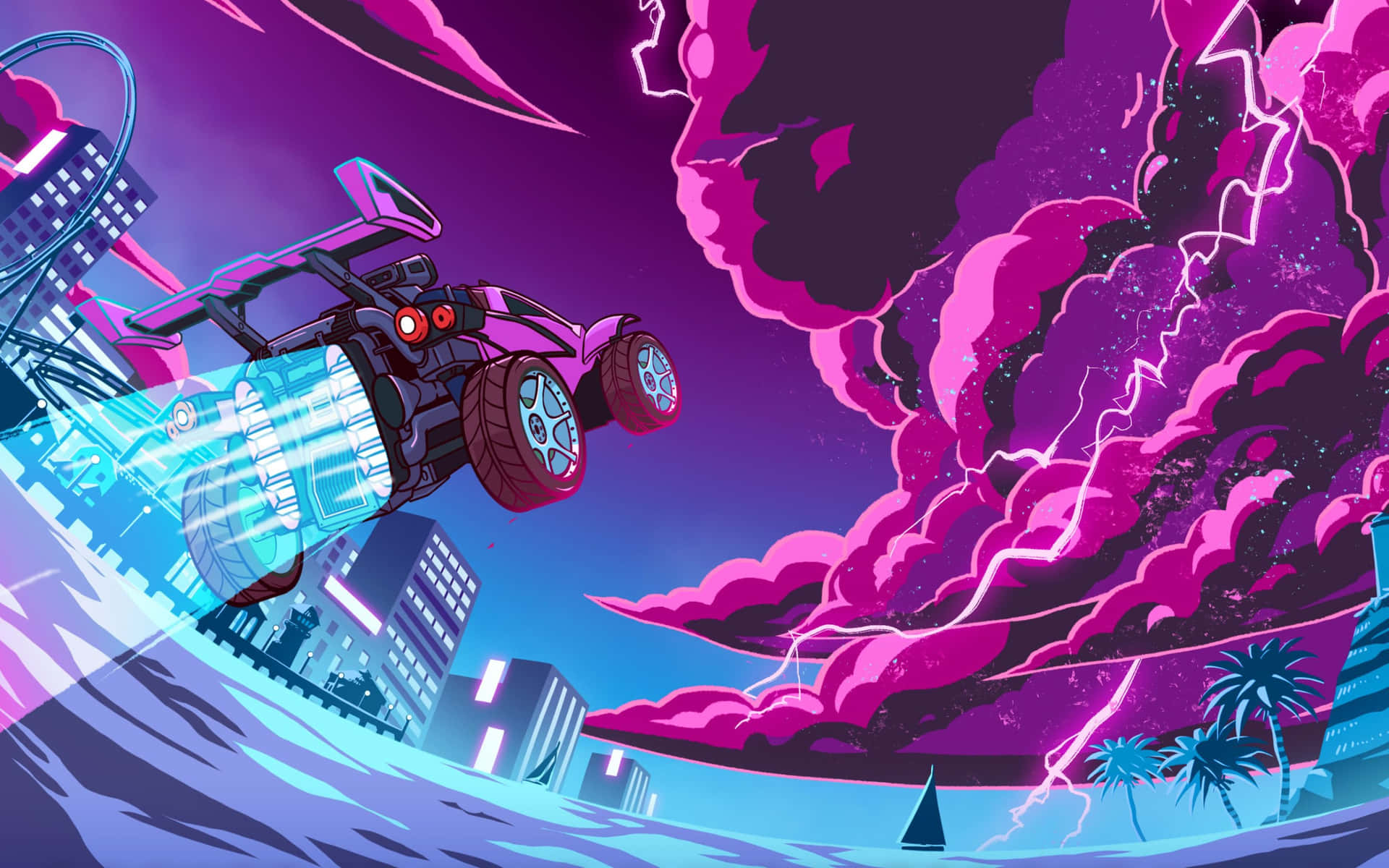 Download Rocket League 4K Monstercat