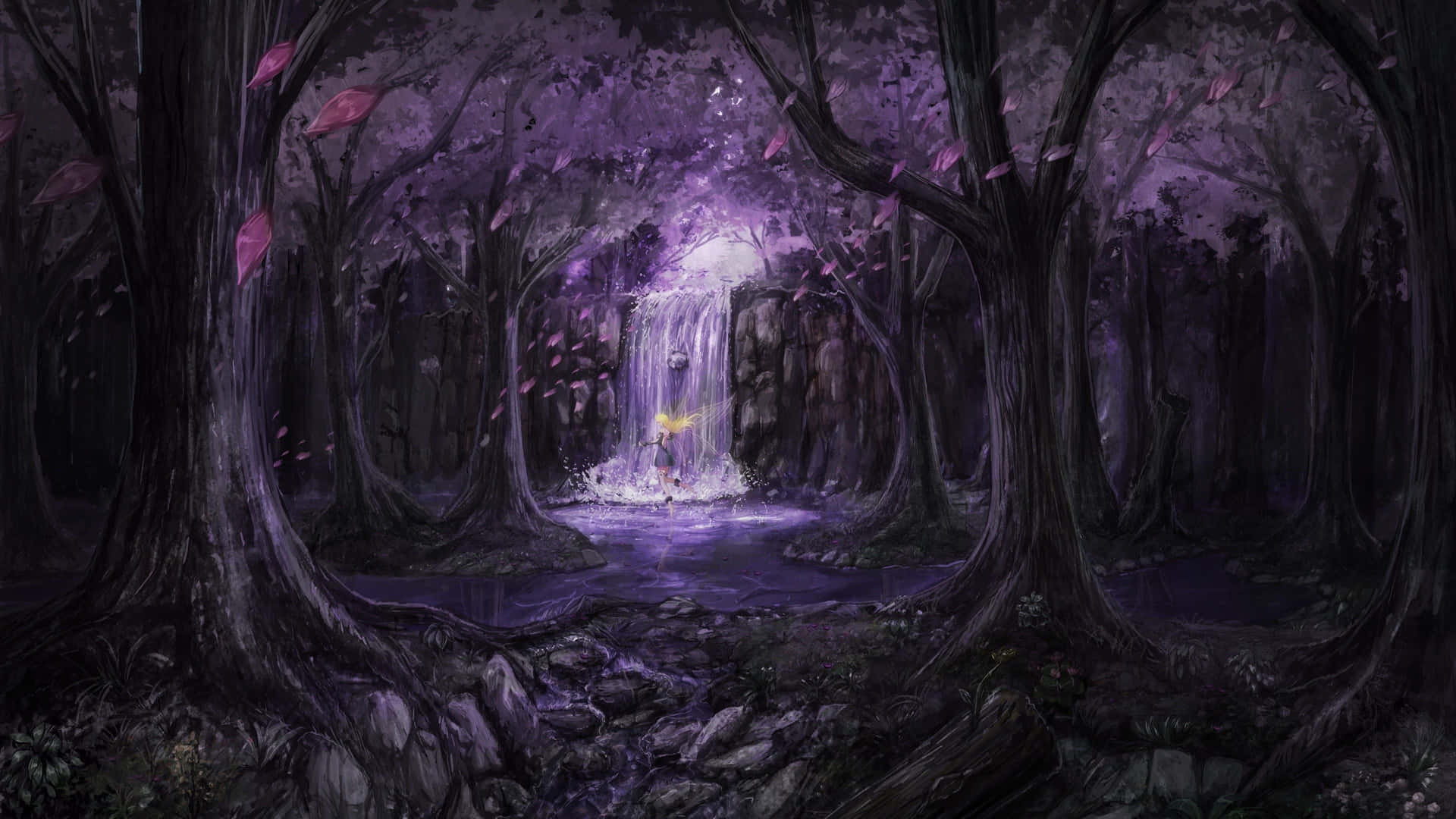 Download Visiting a Dark Fantasy World Wallpaper