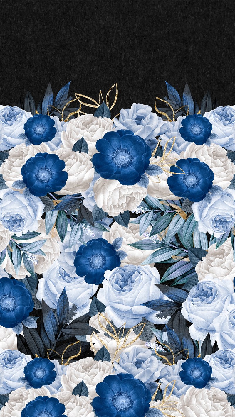 Aesthetic autumn flower phone wallpaper