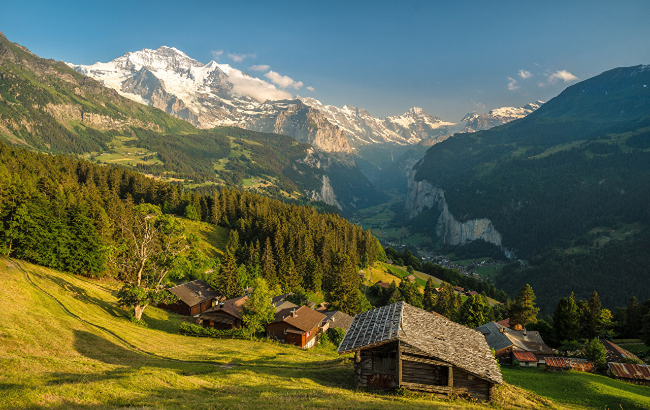 Desktop Wallpaper Switzerland Village