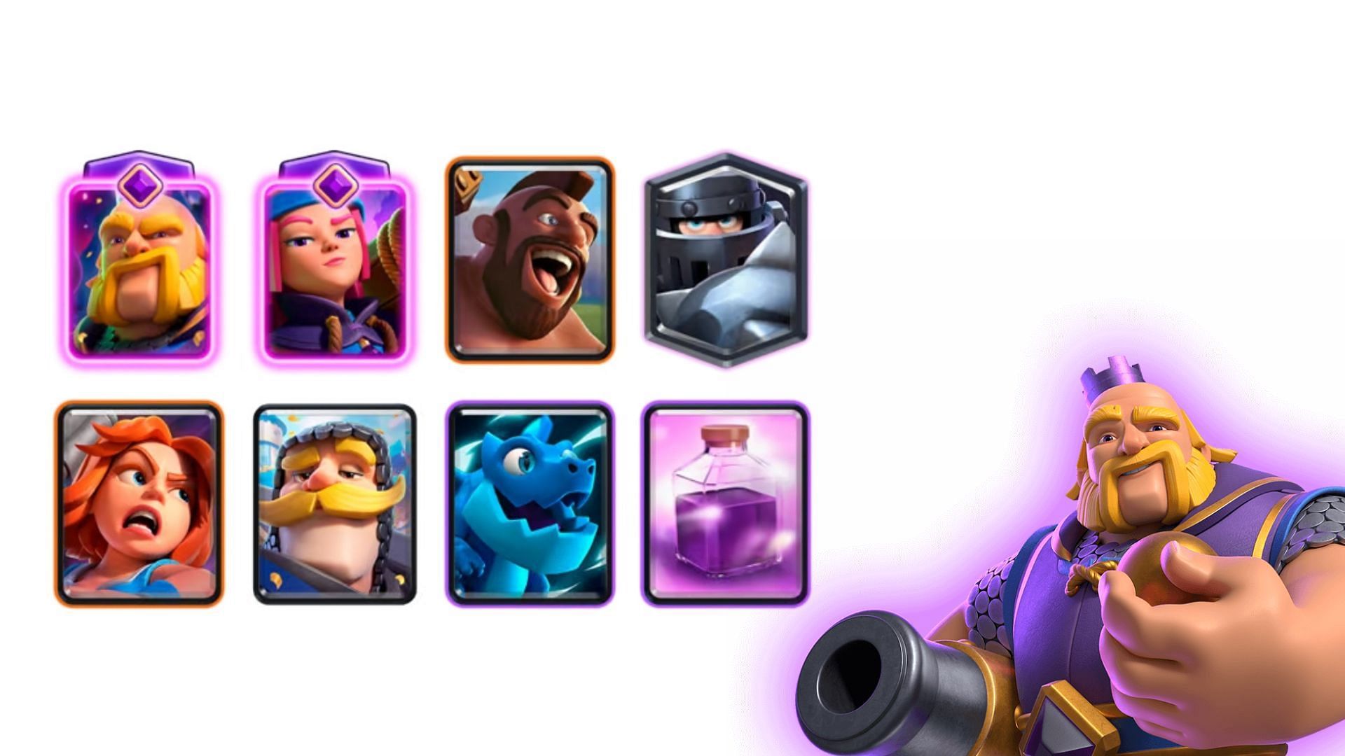Royal Giant Evolution decks in Clash Royale