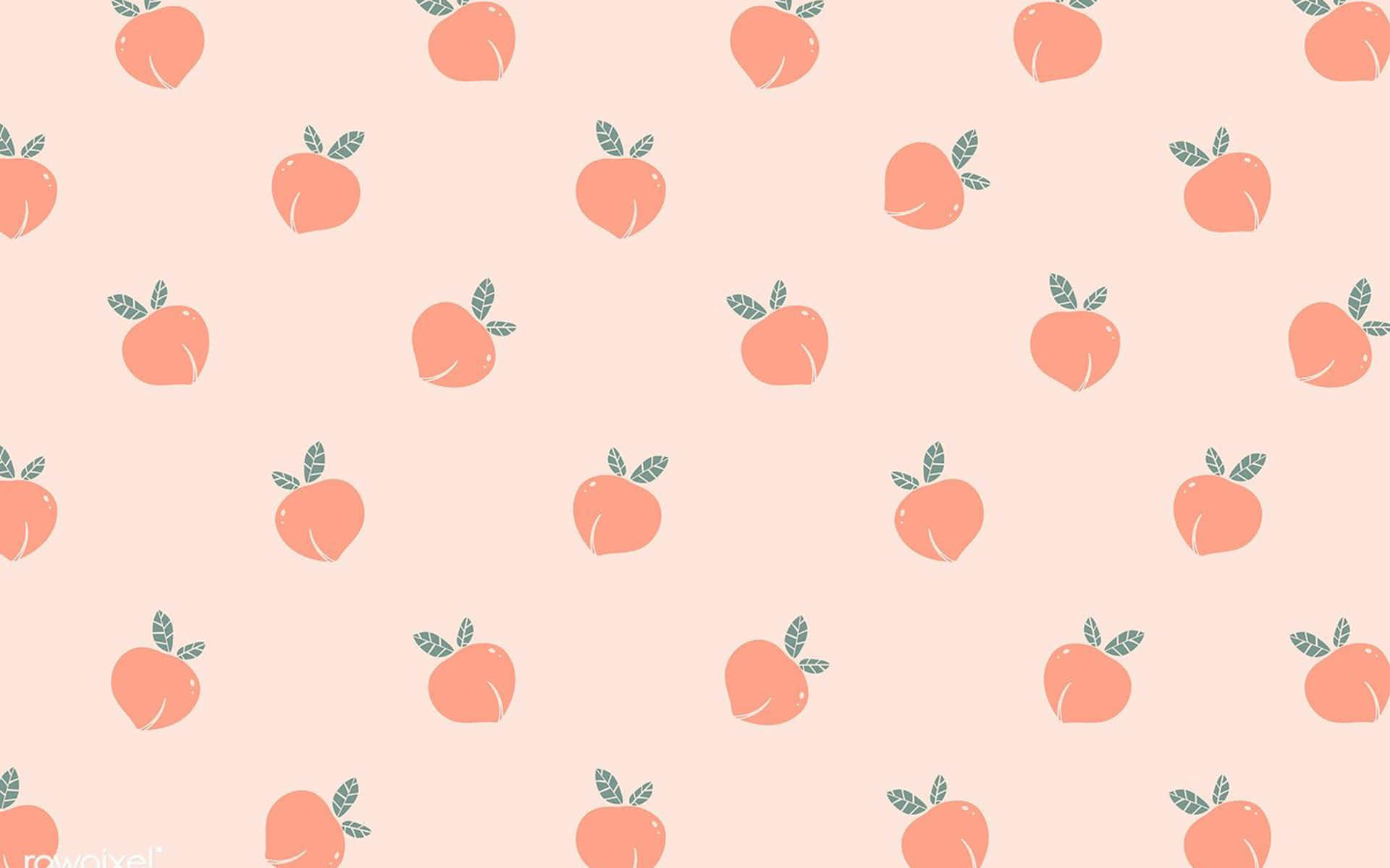 Cute Peach Wallpaper