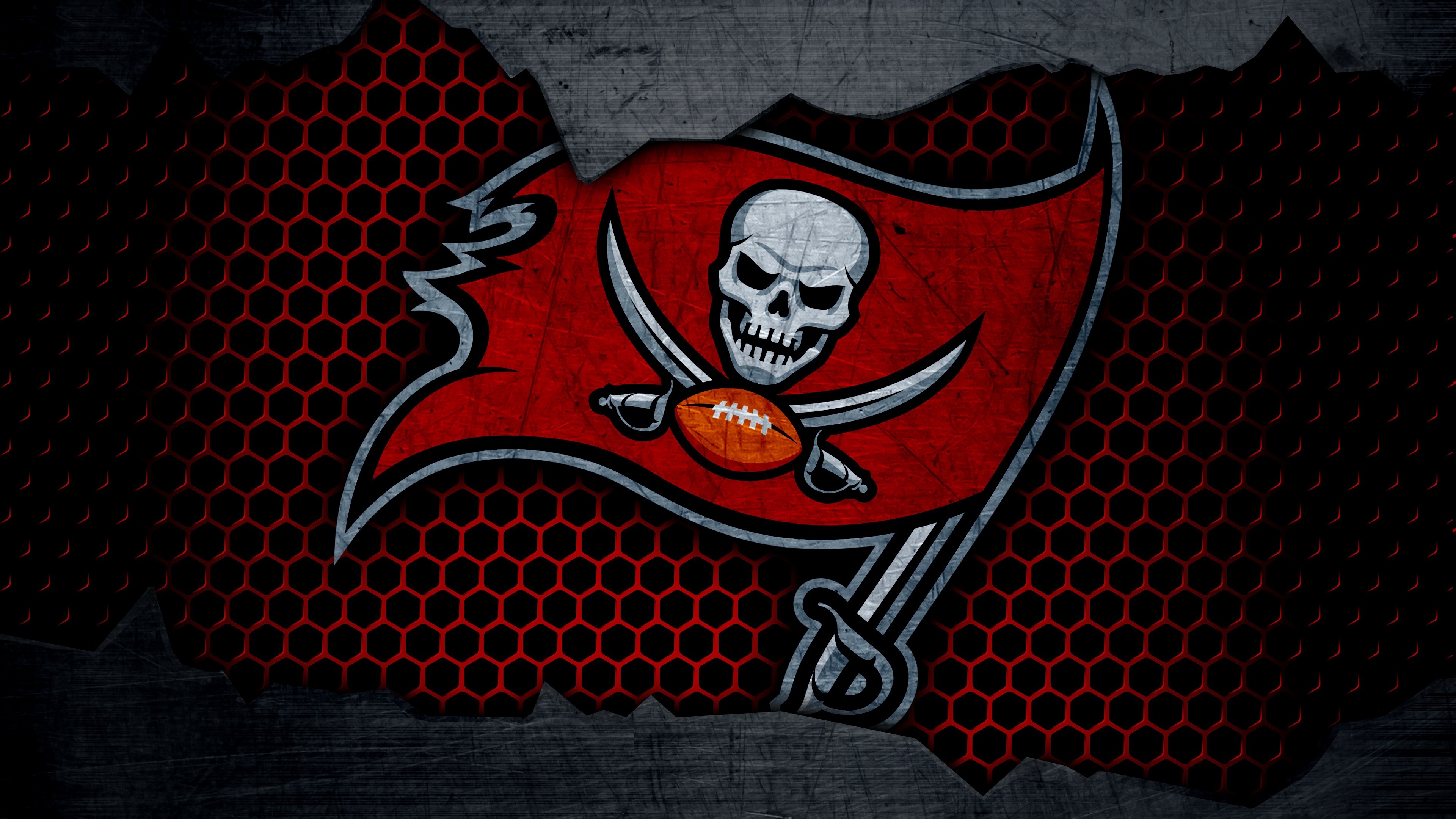 Tampa Bay Buccaneers Wallpaper 4K, Flag