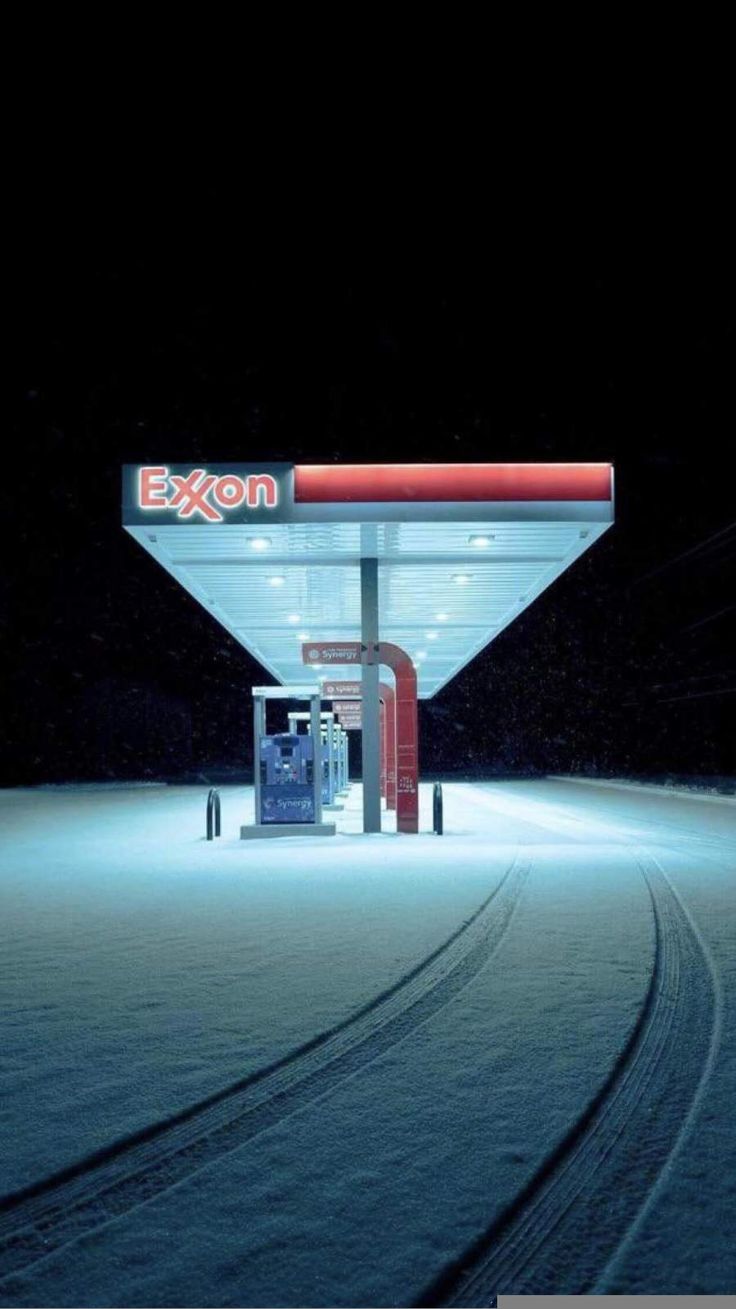 Gas Station Night