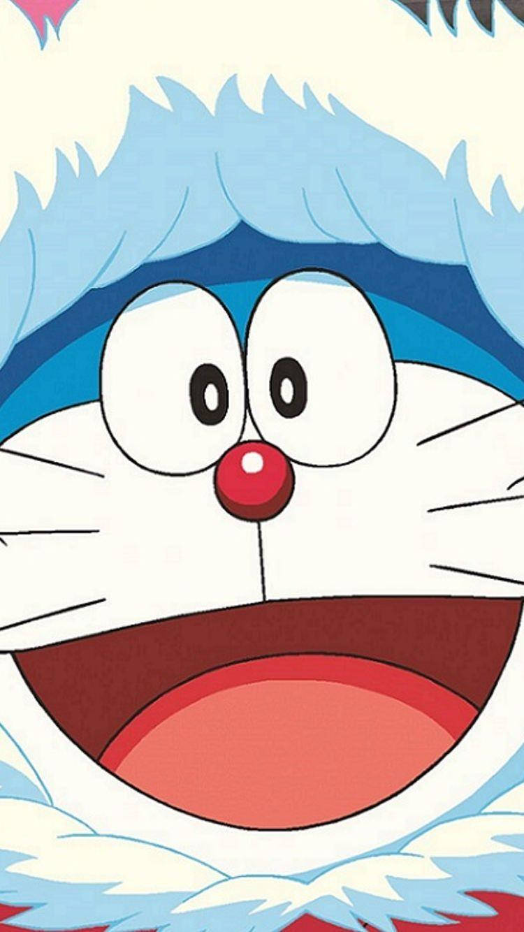 Face Doraemon iPhone Wallpaper
