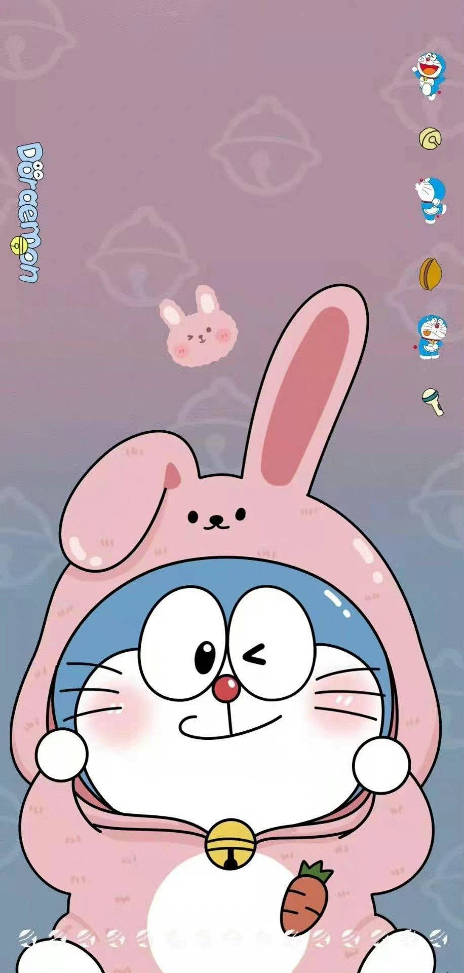 Download Pink Bunny Costume Doraemon