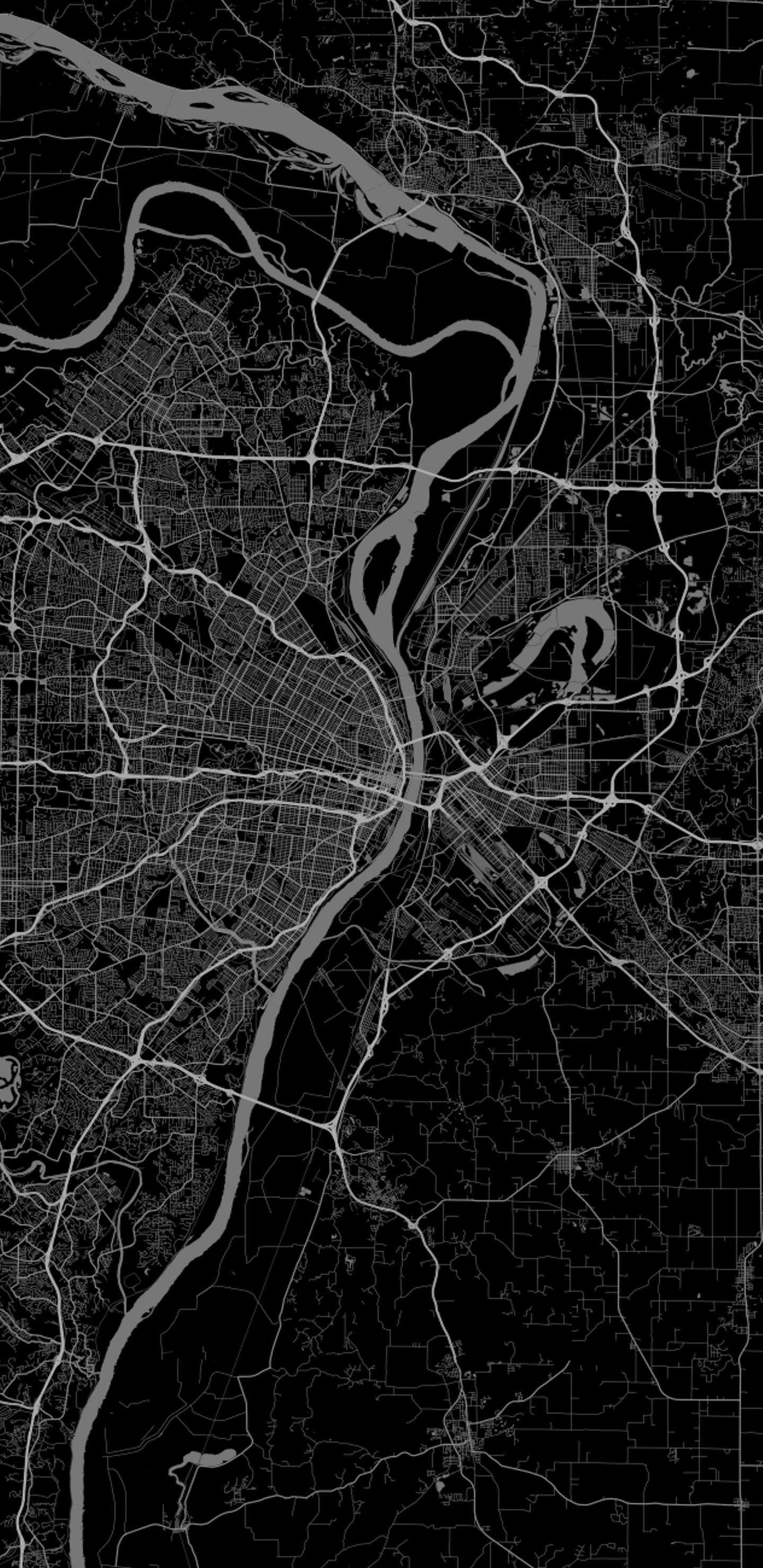 St Louis map cell phone wallpaper, r