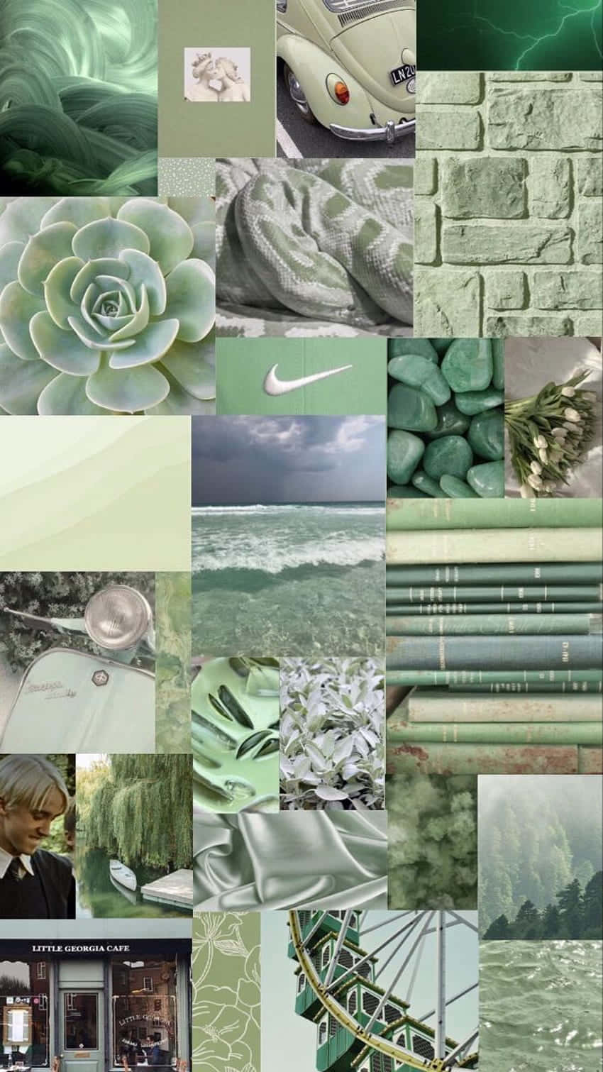 Cute Sage Green Wallpaper