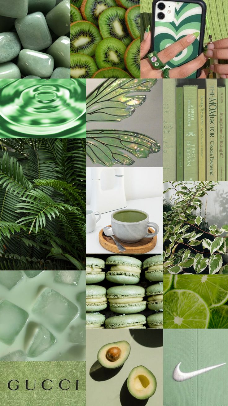 sage green phone background