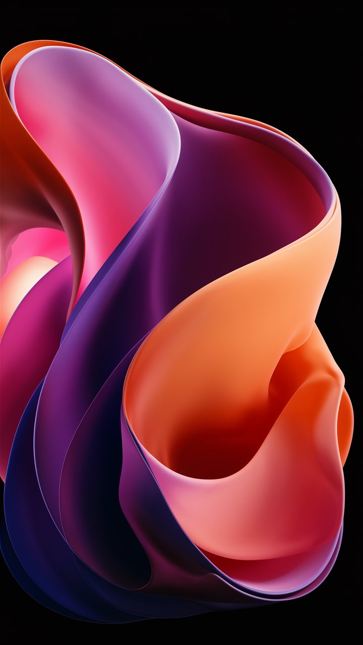 Abstract Gradient Beauty: HD Mobile