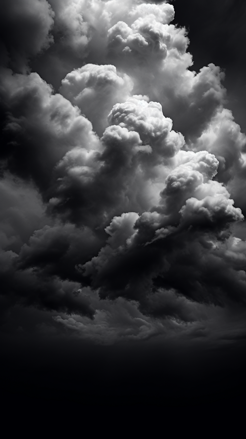 Minimalist Black Moody Phone Wallpaper