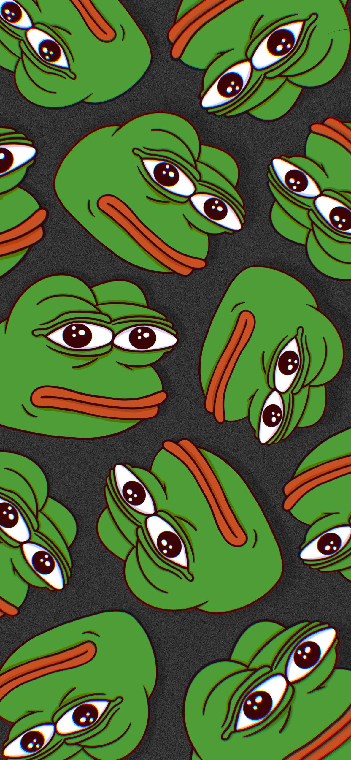 Pepe the Frog Black Meme Wallpaper