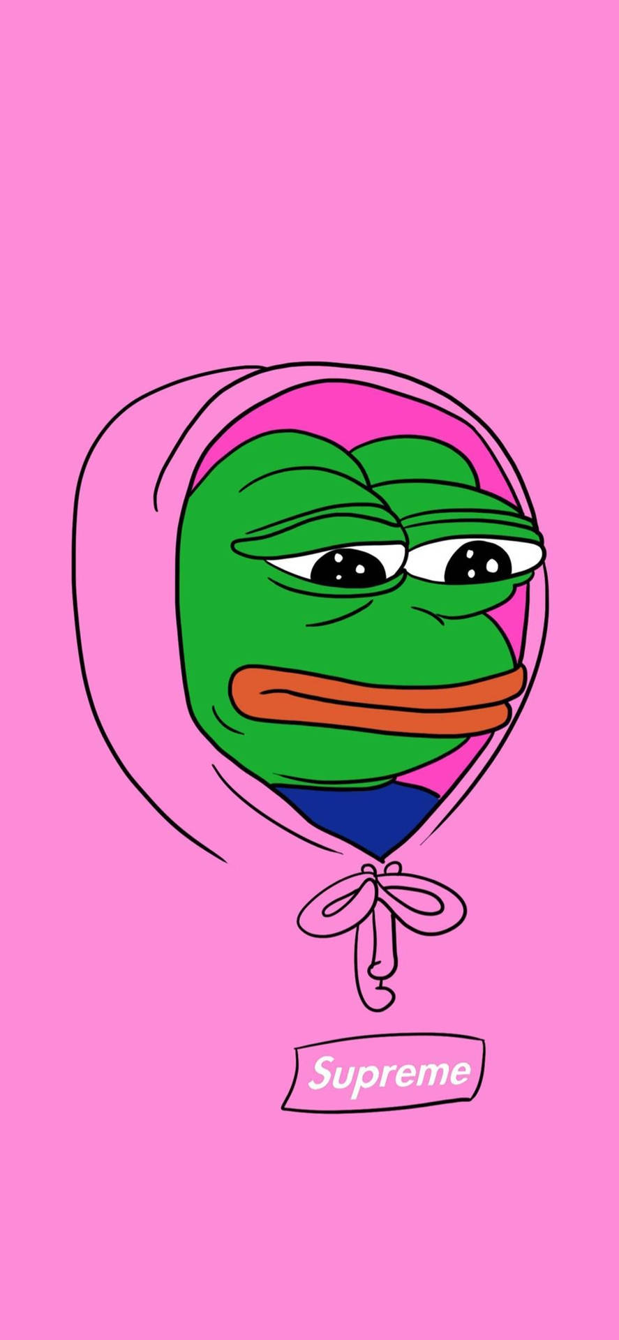 Download Pepe The Frog In Supreme